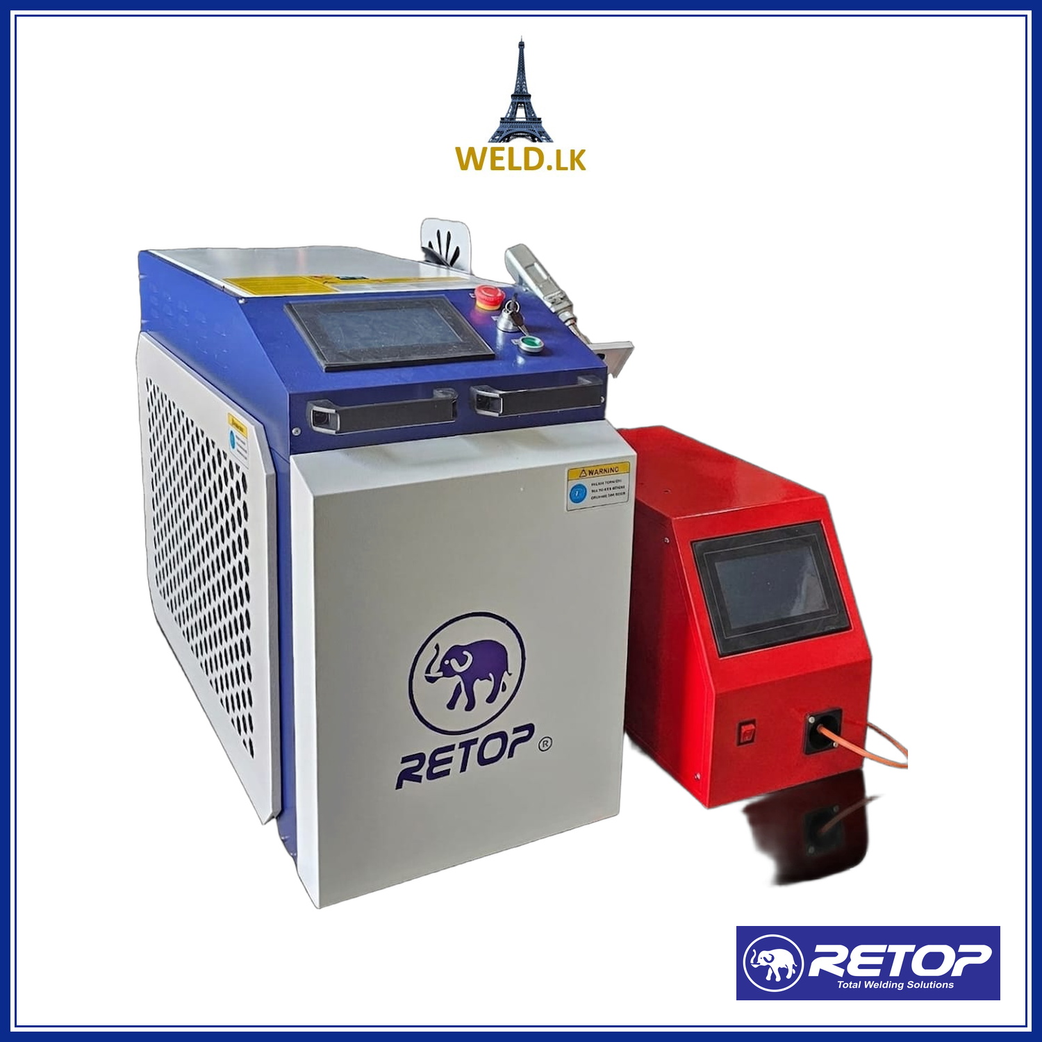 RETOP 4-in-1 Laser Welding Machine with Cutting & Cleaning