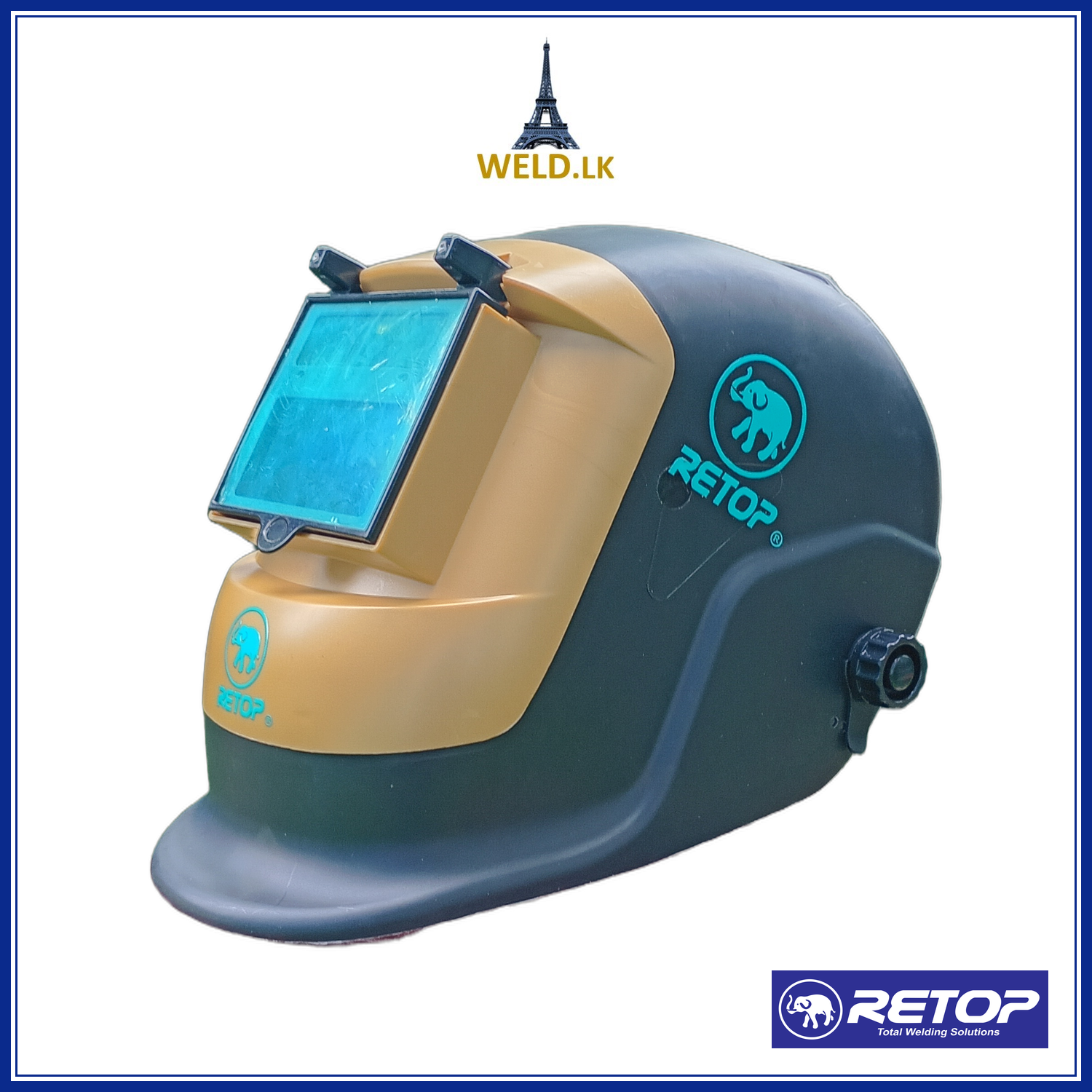 RETOP AUTO DARK WELDING HELMET (FLIP-UP) image 2