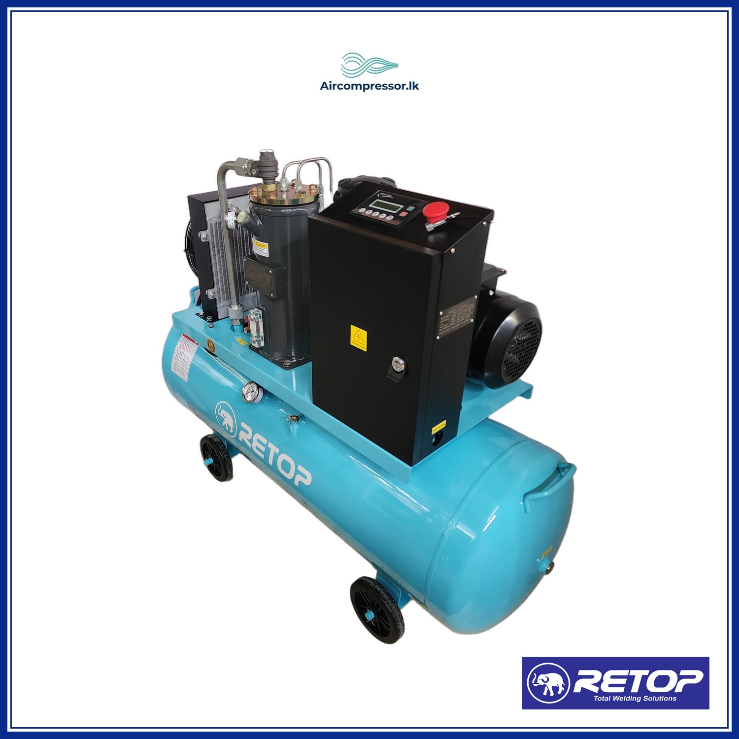 RETOP SCREW TYPE COMPRESSOR TJ-5HP-200L 10BAR THREE PHASE image 3